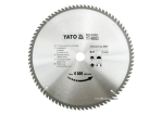 Диск пиляльний победітовий по дереву YATO: 350х30х3.5х2.5 мм, 84 зубці, R.P.M до 4500 1/хв [10]