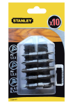Набір насадок викруткових STANLEY з магнітним тримачем, 10 шт. DW