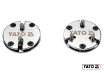 Адаптери з 2 і 3 штирями для втискання гальмівних поршнів YATO : кпл., 2 шт [10/50]