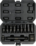 Набір насадок викруткових ударних YATO : TORX/HEX до квадратів 1/2", 3/4", 12 елем.. [5]