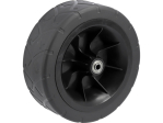 Колесо до транспортувального візка 90181 FLO: з ПВХ, Ø= 190 мм W= 70 мм, вісь Ø= 8 мм l= 120 мм