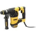 Перфоратор мережевий SDS+ DeWalt: P= 950 Вт, 1150 об/хв, J= 3,5 Дж, 5200 уд/хв, в кейсі