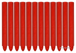 Крейда маркувальна для різних поверхонь YATO : 120 x 12 мм, червона, 12 шт [50]