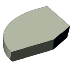 Пластина твердосплавная напайная 49060 ВК8