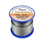 Припой Sn60-Pb40 проволочный на катушке VOREL: Ø=2.5 мм, m=250 г [20] 76823