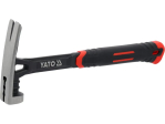 Молоток сталевий монолітний YATO з цвяходером, m= 500 г