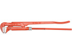 Ключ трубный из карбоновой стали VOREL 1.5", 90° (55216)