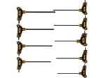 Набор ключей TORX Т-образных с рукояткой VOREL 56639, 9 шт