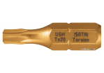 Насадка викруткова USH ISOTIN : TORX T25 x 25 мм. Torsion, титанове покриття. Уп. 10 шт.