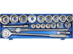 Набор головок торцевых насадных VOREL 58150, 3/4", 22-50 мм, 20 шт