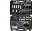 Набор инструментов с трещоткой 1/4"+3/8"+1/2" VOREL 58700, 216 предметов 58700