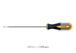 Викрутка плоска VOREL : SL5 х 200 мм. Cr-V [12/36/144]