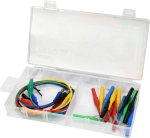 Провідники електричні з наконечниками контрольні YATO до напруги 0-30 V- AC/DC, 20 елем.