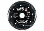 Диск відрізний алмазний по гресу,кераміці "TURBO" YATO Ø=125x1.3x10x22.2мм,в мокрому і сухому режимі