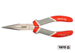 Тонкогубці нікельовані YATO : L= 160 мм [6/60]