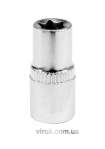 Головка торцева YATO : TORX E5, квадрат 1/4", L= 25 мм. CrV, [24/240/480]
