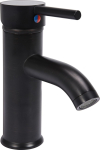 Змішувач води FALA для умивальника "RETRO BLACK 2" з кульовим регулятором(DW)