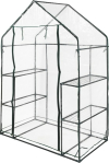 Міні-теплиця присадибна складана FLO, 143х 73х 195 см з плівкою ПВХ [1]