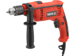 Дриль ударний від мережі 230 В YATO P= 650 Вт, з патроном під ключ для свердл Ø≤ 13 мм [8]