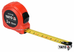 Рулетка YATO: L=2м x16 мм, з сталевою стрічкою, нейлоновим покриттям, подвійним блокуванням [12/120]