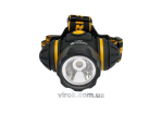 Ліхтар VOREL на чоло, ударостійкий 3-функції, 3 батарейки ААА, 1 LED/ 1 W [12/48]