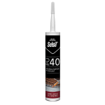 Герметик поліуретановий SELSIL PU 40 (Білий) для дахів / будівництва. П/В/Ф V280 мл [25]