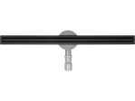 Трап напольный из нержавеющей стали, черный FALA SLIM BLACK; 90х 3х 7 см, сифон-56 мм (71639)