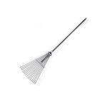 Граблі тип "віяло" дротяні розсувні VIROK з держаком (молоткове пофарбування)