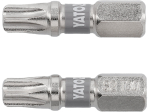 Насадка викруткова YATO TORX T30 х 25 мм. HEX 1/4", покрита нікелем, 2 шт.[10]