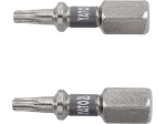 Насадка викруткова YATO TORX T10 х 25мм. HEX 1/4", покрита нікелем, 2шт.[10]