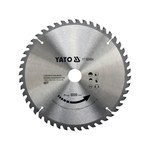 Диск пильный по дереву с победитовыми напайками YATO: d= 250/30 мм t= 1.8 мм, 48 зубцов t= 2.4 мм YT-60484