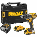 Шуруповерт аккумуляторный бесщеточный DeWALT18V XR Li-Ion 70 Нм 2 АКБ 2 Агод + ЗП кейс