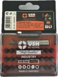 Набір насадок викруткових Industry USH: 1/4" з магнітним тримачем, PH, PZ, SL, Tx, HEX, 31 ел (U0006900)