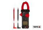 Мультиметр-кліщі для вимірювання електричних параметрів YATO з цифровим LCD-дисплеєм + чохол