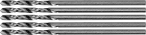 Свердло по металу PREMIUM YATO: HSS 4241 до нержав. і високолегов. сталі,литва, Ø=2.0х50мм, 5шт[100]