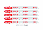 Полотно для електролобзика YATO BI-METAL (дерево) , 6TPI , l=100м, набір 5пр. [50/250]