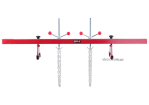 Балка для підвішування двигуна і вузлів YATO масою до 500 кг