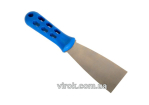 Шпатель малярний VIROK Профі : 80 мм. нержавійка, пластмасова ручка [200]