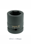 Головка торцева ударна 6-гранна YATO : квадрат 1", М= 33 мм, L= 61 мм [6/24]