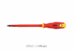 Викрутка плоска діелектрична ізольована YATO : шліц SL6,5 x 150 мм. VDE до 1000V