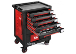 Шафа з інструментами 165 елем., 13 лотків YATO на 4 колесах; 7 шуфляд; 95,8х 76,6х 46,5 см