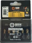 Набір насадок викруткових Isotin USH: 1/4", PH1, PH2, PH3, PZ1, PZ2, PZ3; магнітний тримач, 7 ел. (U0006140)