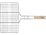 Решетка для гриля LUND раскладная с деревянными ручками, 33,8х20х2 см (99860)