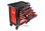 Шафа з інструментами 211 елем., 5 лотків YATO на 4 колесах; 7 шуфляд; 98х 77х 46,5 см