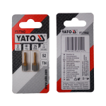 Насадка викруткова YATO TORX T15 х 25 мм. HEX 1/4", покрита титаном, 2 шт