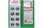 Твердосплавная пластина фрезерная по алюминию APKT 1003PDFR-MA AN0115MC AGIR