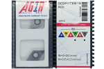 Твердосплавная пластина токарная с вставками PCD DCGW 11T308-1N PCD AGIR