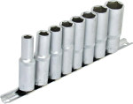 Набор удлиненных головок на планке 10;12;13;14;15;17;19;22-1/2", 8ед. ET-6009 INTERTOOL