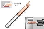 Микрорезец твердосплавный MFR-5-B1.0-L22 HRC58 с покрытием TiSiN для обработки торцевых канавок AGIR