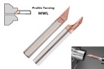 Микрорезец твердосплавный MWL-6-R0.2-A60-L15 HRC58 с покрытием TiSiN для снятия фасок в отверстиях AGIR MZ-63109